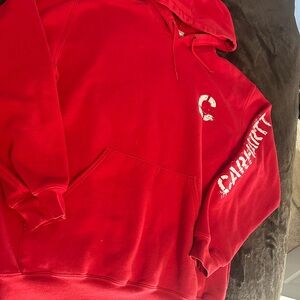 Carhartt Vibrant Red Pullover Hoodie